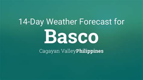 basco weather forecast